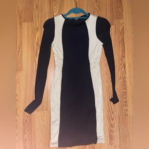 Midi bodycon long sleeve dress